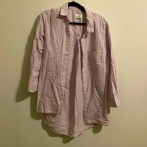 Anthropologie tunic button up